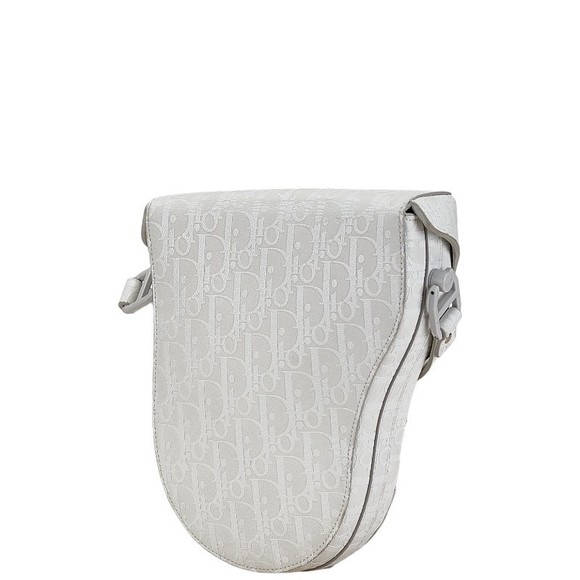 Dior Dior Oblique Saddle Bag Leather Shoulder Bag Leather Crossbody Bag - Picture 2 of 9